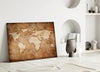 World Map Glass Wall Art by Insigneart USA