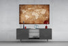 World Map Glass Wall Art by Insigneart USA