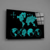 Continents Glass Wall Art by Insigneart USA