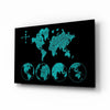 Continents Glass Wall Art by Insigneart USA