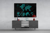 Continents Glass Wall Art by Insigneart USA