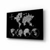 Continents Glass Wall Art by Insigneart USA