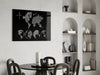 Continents Glass Wall Art by Insigneart USA