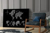 Continents Glass Wall Art by Insigneart USA