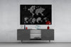 Continents Glass Wall Art by Insigneart USA
