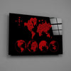 Continents Glass Wall Art by Insigneart USA