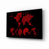 Continents Glass Wall Art by Insigneart USA