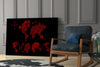 Continents Glass Wall Art by Insigneart USA