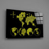 Continents Glass Wall Art by Insigneart USA