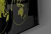 Continents Glass Wall Art by Insigneart USA