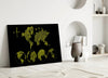 Continents Glass Wall Art by Insigneart USA