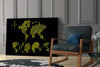 Continents Glass Wall Art by Insigneart USA