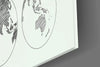 Continents Glass Wall Art by Insigneart USA
