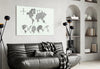 Continents Glass Wall Art by Insigneart USA