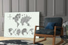 Continents Glass Wall Art by Insigneart USA