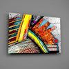 Abstract Chameleon Glass Wall Art by Insigneart USA