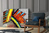 Abstract Chameleon Glass Wall Art by Insigneart USA