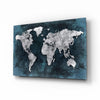 World Map Glass Wall Art by Insigneart USA