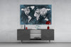 World Map Glass Wall Art by Insigneart USA