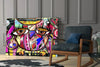 Abstract Owl Glass Wall Art by Insigneart USA