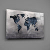 World Map Glass Wall Art by Insigneart USA