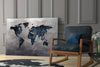 World Map Glass Wall Art by Insigneart USA