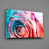 Colored Rose Glass Wall Art by Insigneart USA
