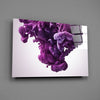 Purple Smoke Glass Wall Art by Insigneart USA