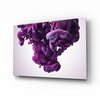 Purple Smoke Glass Wall Art by Insigneart USA
