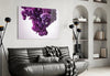 Purple Smoke Glass Wall Art by Insigneart USA