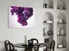Purple Smoke Glass Wall Art by Insigneart USA
