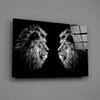 Lion Glass Wall Art by Insigneart USA
