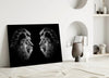 Lion Glass Wall Art by Insigneart USA