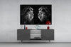 Lion Glass Wall Art by Insigneart USA