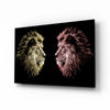 Lion Glass Wall Art by Insigneart USA