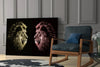 Lion Glass Wall Art by Insigneart USA