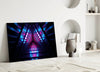 Neon Lights Glass Wall Art by Insigneart USA