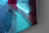 Neon Lights Glass Wall Art by Insigneart USA