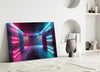Neon Lights Glass Wall Art by Insigneart USA