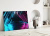 Neon Lights Glass Wall Art by Insigneart USA