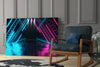 Neon Lights Glass Wall Art by Insigneart USA