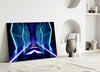 Neon Lights Glass Wall Art by Insigneart USA