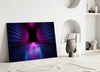 Neon Lights Glass Wall Art by Insigneart USA