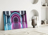 Neon Lights Glass Wall Art by Insigneart USA