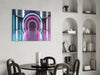 Neon Lights Glass Wall Art by Insigneart USA