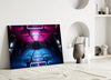 Neon Lights Glass Wall Art by Insigneart USA