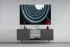 Geometric Structures Glass Wall Art by Insigneart USA