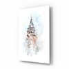 Galata Tower Glass Wall Art by Insigneart USA