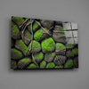 Mossy Stones Glass Wall Art by Insigneart USA