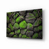 Mossy Stones Glass Wall Art by Insigneart USA